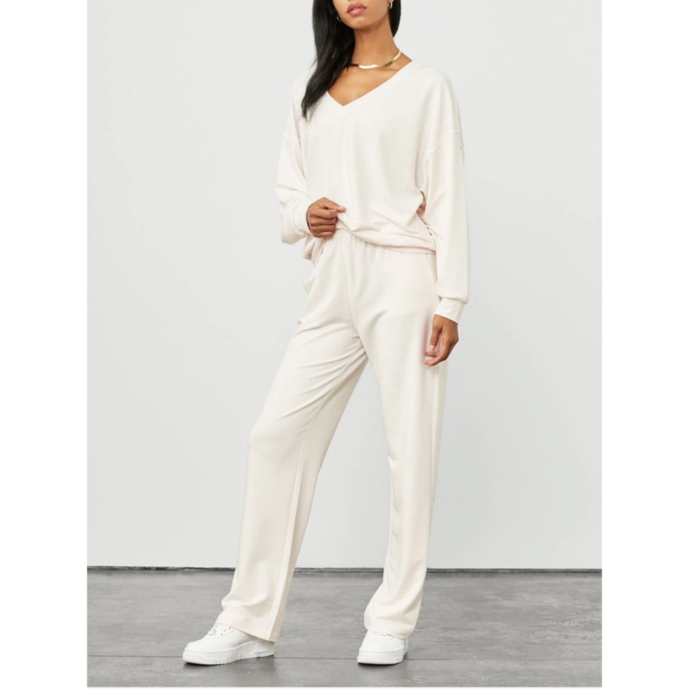 ALO Dream High Waisted Wide Leg Pants Small